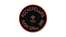 Rockefellas sushi korean restaurant logo