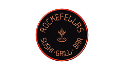 Rockefellas sushi korean restaurant logo