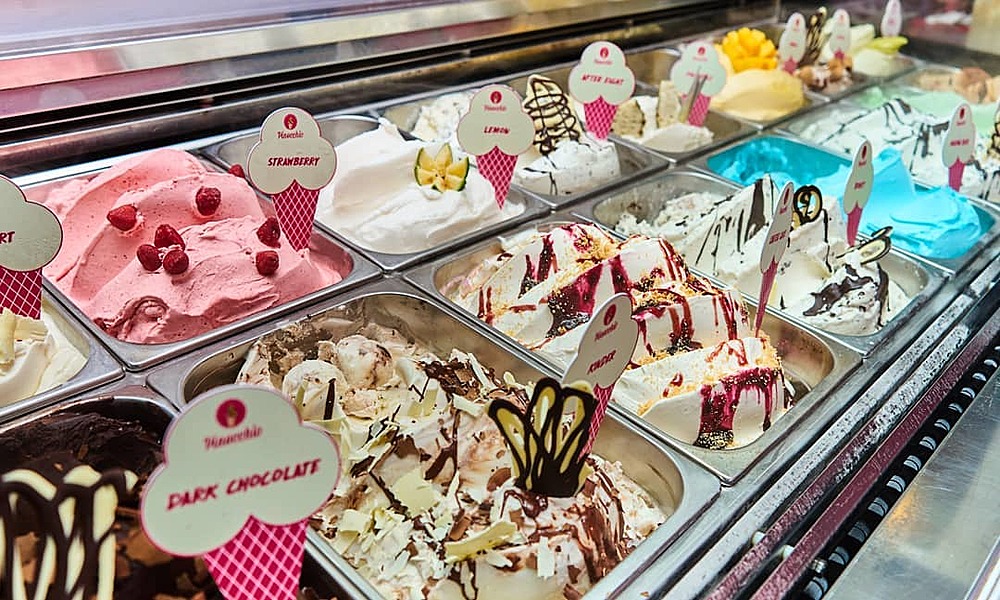 Ice cream desserts header
