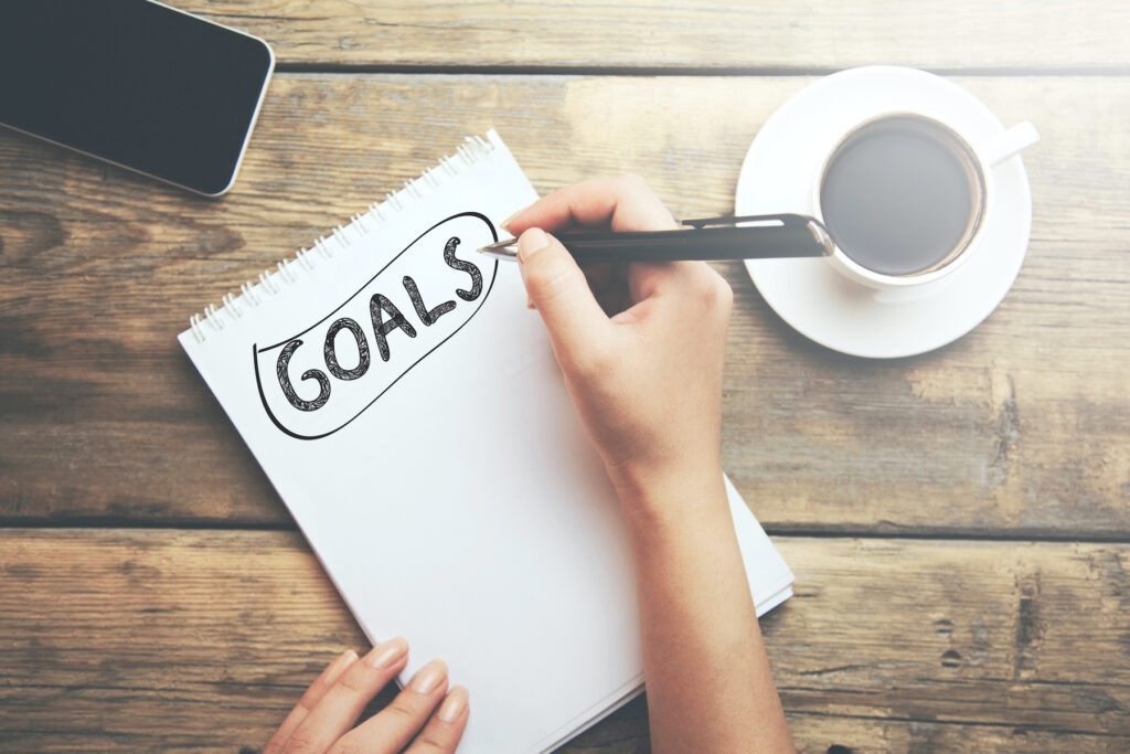 Goal setting header