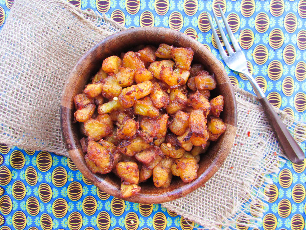 Kelewele spiced fried plantain